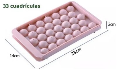 Foto 2 | Xtellar Set De 4 Moldes 3d Para Hielo Forma Esférica Material Libre De Bpa