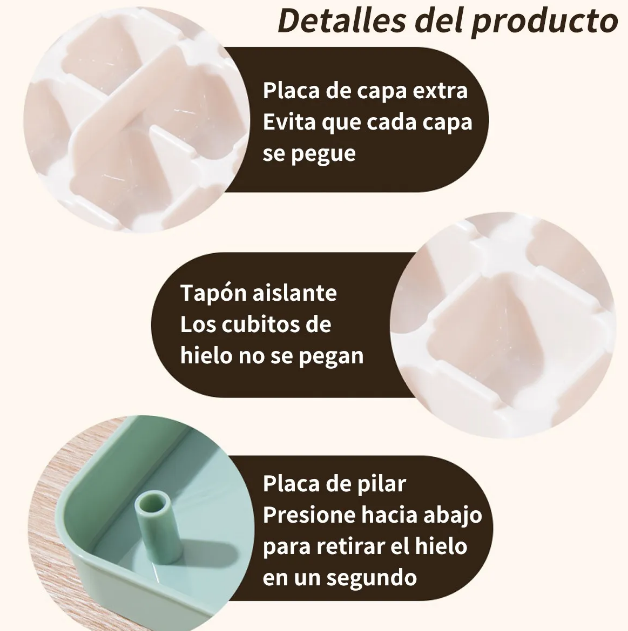 Foto 5 pulgar | Molde para Hielos Xtellar