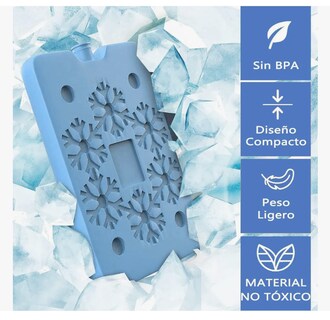 Foto 3 | Paquete De 4 Hielos Reutilizables Bolsa De Hielo Delgada