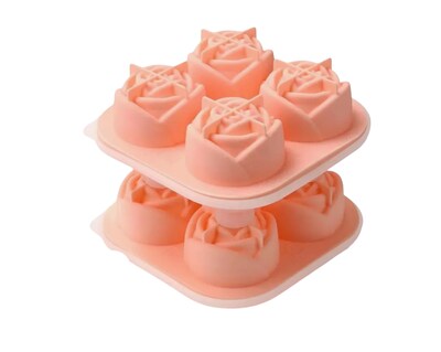 Foto 1 | Bandeja para Hielo Xtellar Flor Rosa 2 Piezas