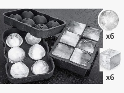 Foto 3 | Bandeja de Silicón para Hielo Xtellar 3 Piezas