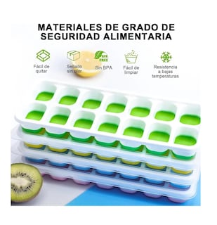 Foto 4 | Moldes para Cubitos de Hielo 8 Piezas
