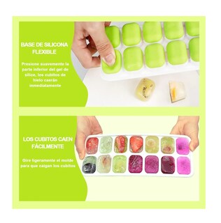 Foto 5 | Moldes para Cubitos de Hielo 8 Piezas