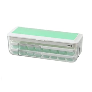 Foto 1 | Recipiente Molde Hielera + Bandeja De Cubos De Hielo Belug Verde Blanco