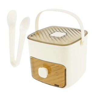 Foto 1 | Cubo De Cubitos De Hielo De Doble Capa Con Clip Para Hielo Belug Beige