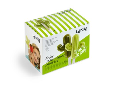 Foto 3 | 4 Moldes De Cactus Para Paletas De Hielo Lekue