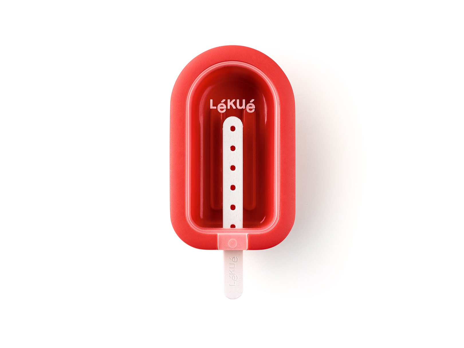 Foto 2 pulgar | Molde Paleta Silicona Platino Rojo Lekue