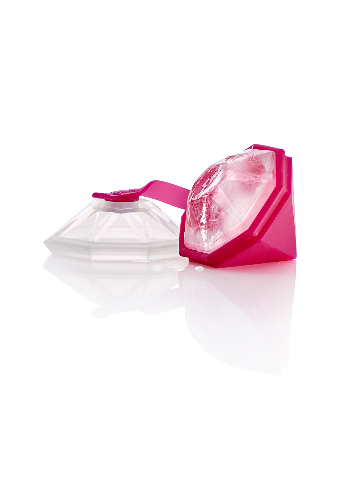 Foto 2 | Molde Ice Diamond Magenta Traslúcido Lékué