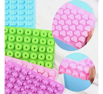 Foto 4 | ''5pz Moldes Silicona Bandejas Para Cubitos De Hielo ''