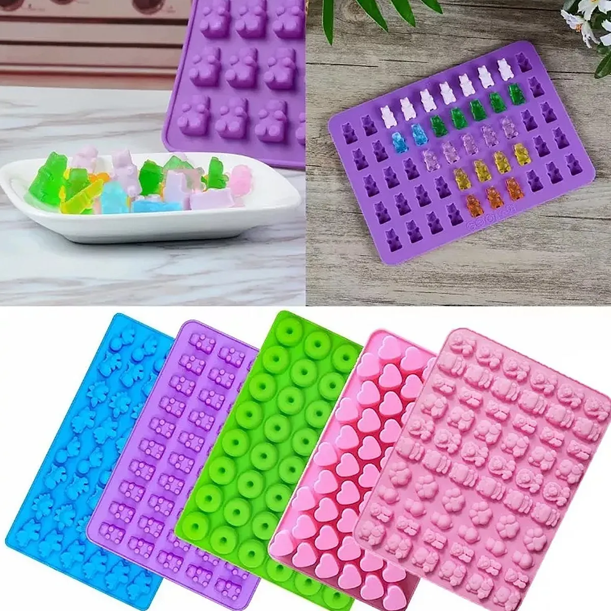 Foto 3 pulgar | ''5pz Moldes Silicona  Bandejas Para Cubitos De Hielo ''