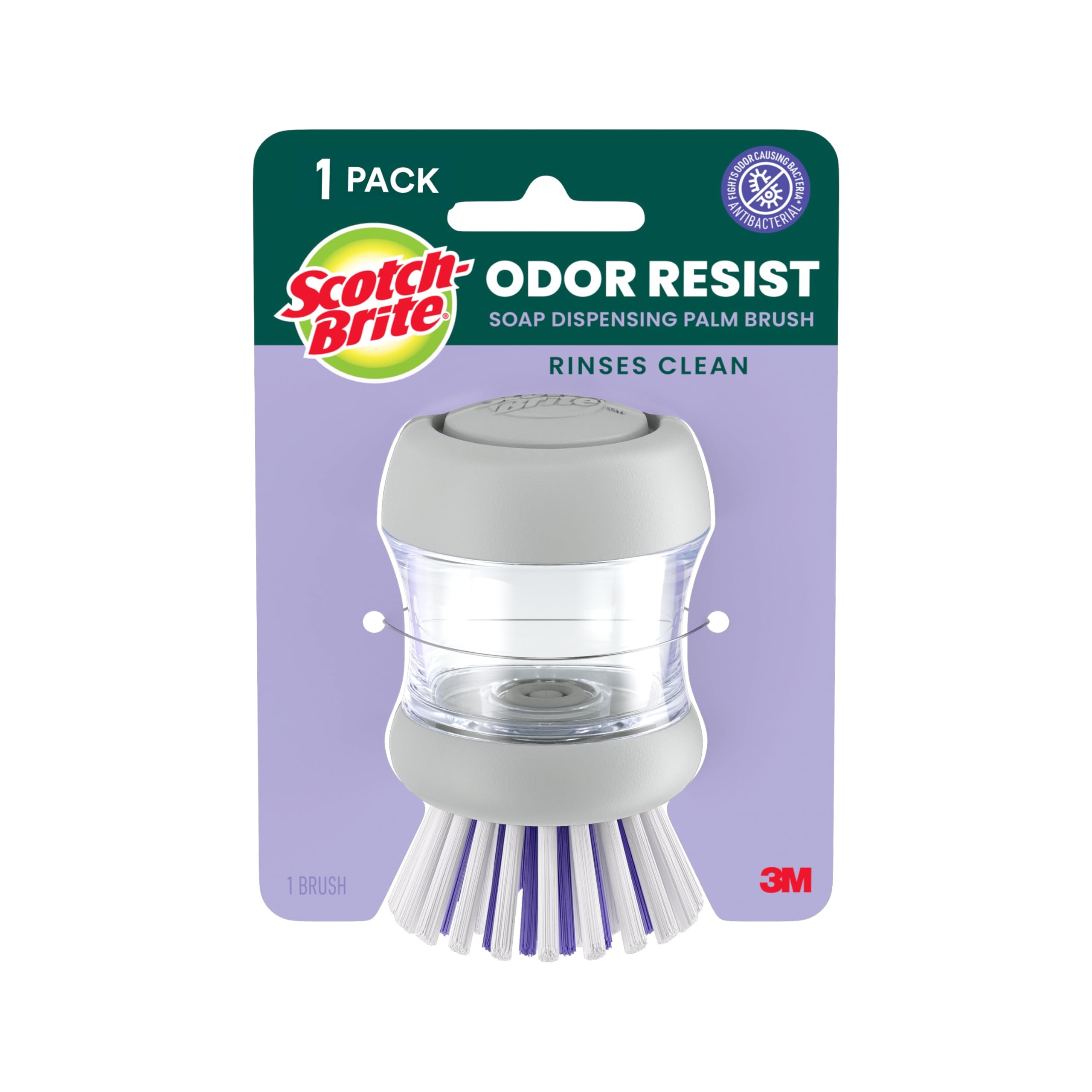 Foto 1 | Cepillo Dispensador De Jabón Palm Brush Scotch-brite Odor Resist - Venta Internacional.