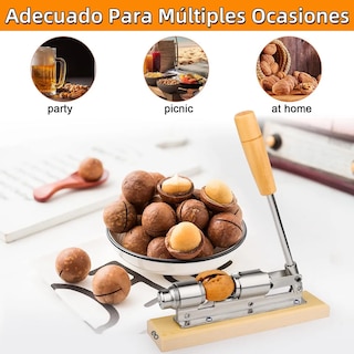 Foto 4 | Cascanueces Mecánico Para Abrir Todas Nueces Acero Inoxidable Ajustable Eo Safe Importsesi-20353