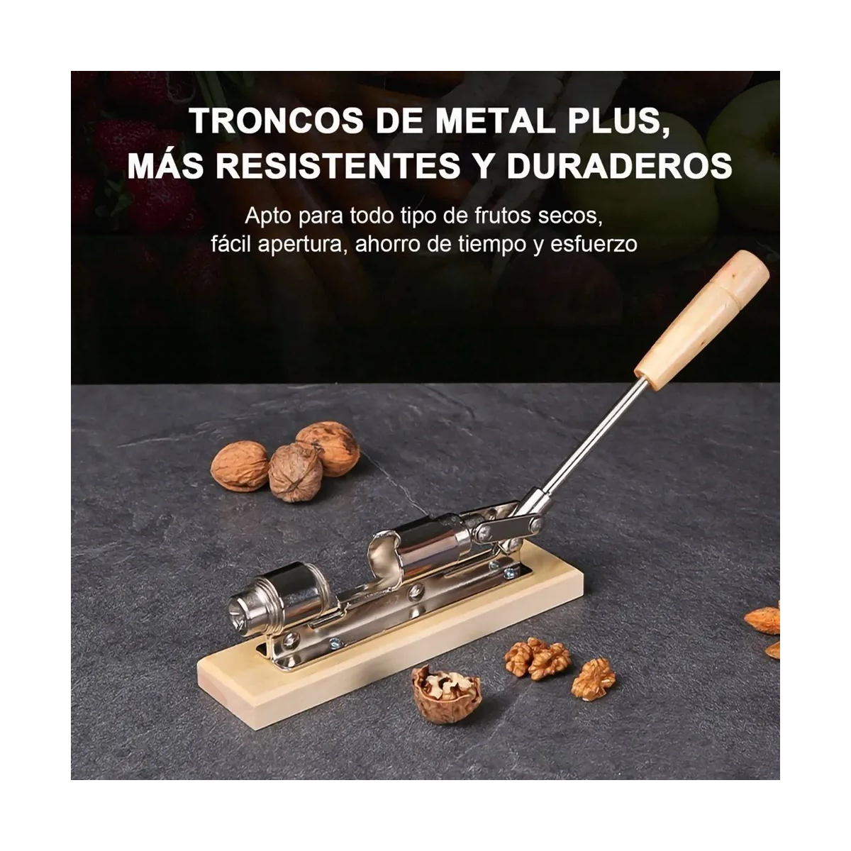 Foto 5 pulgar | Cascanueces Acero Para Quebrador Y Pelador De Nueces 6 Pzs  Eo Safe Imports Esi-20354 Plata