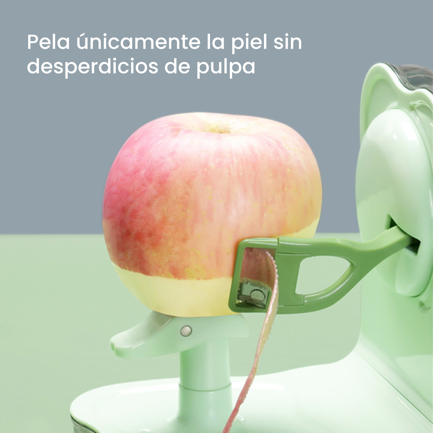 Foto 6 | Pelador De Manzanas 3 En 1 Hiperware Con Cortador De Gajos Y Descorazonador Color Verde