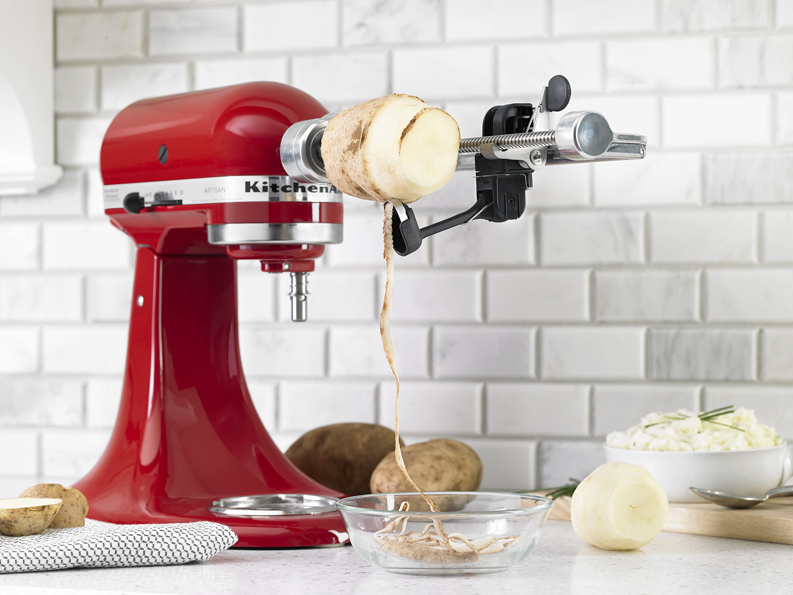 Foto 7 pulgar | Peladora en Espiral KitchenAid Spiralizer Plus Silver - Venta Internacional