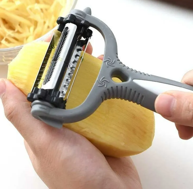 Foto 3 pulgar | Xtellar Pelador Rallador Rebanador 3-en-1  Insustituible Para Cocina Profesional
