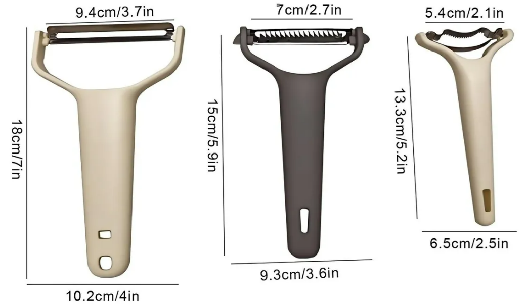 Foto 3 pulgar | Xtellar 3-en-1 Pelador  Rallador Y Rebanador De Alimentos Versátil Y De Alta Calidad