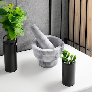 Foto 5 | Mortero Y Maja Imusa Usa Small 3.8 De Mármol Para Cocina - Venta Internacional.