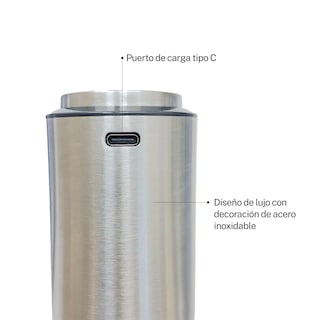 Foto 4 | Molinillo De Pimienta Eléctrico Recargable Scp-100 Smart-tek