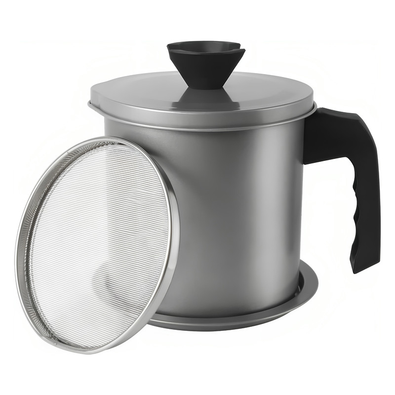 Dispensador y Colador de Aceite de Cocina Hiperware 1.4l Gris