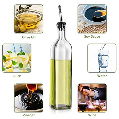 Foto 3 pulgar | Botella Dispensadora de Aceite Leaflai Glass 500 Ml - Venta Internacional