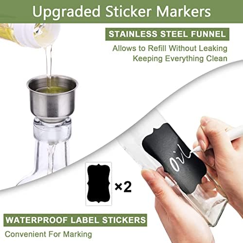 Foto 6 pulgar | Botella Dispensadora de Aceite Leaflai Glass 500 Ml - Venta Internacional