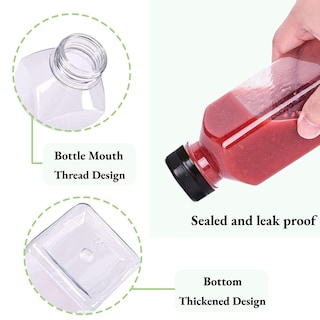 Foto 5 | Botellas De Zumo Leaflai, 12 Unidades, 350 Ml, Reutilizables Con Tapas A Prueba De Manipulaciones - Venta Internacional.