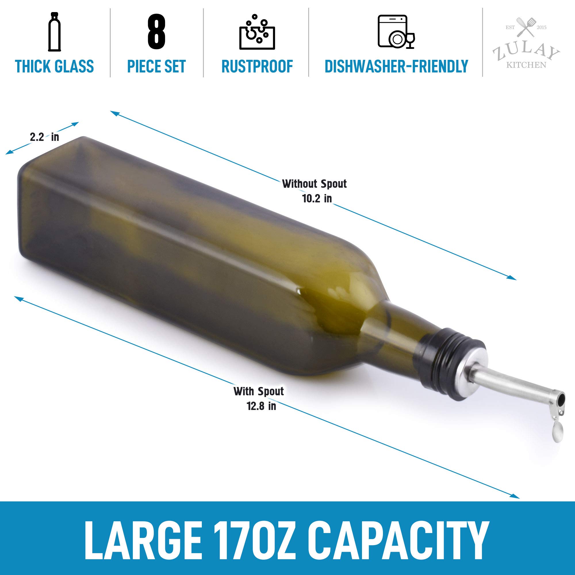 Foto 4 | Botella Dispensadora de Aceite Zulay Kitchen 500 ml - Venta Internacional