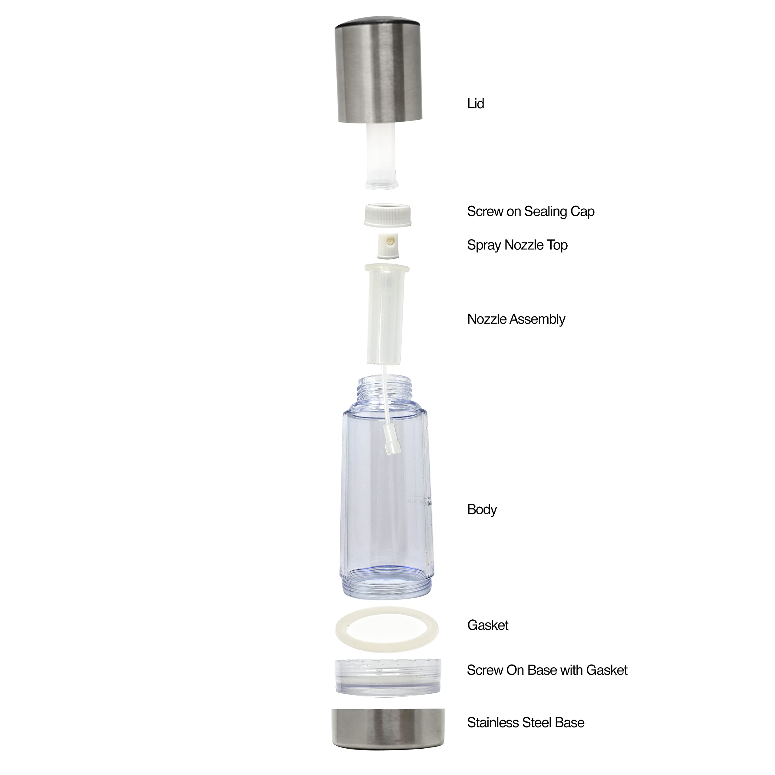 Foto 5 | Pulverizador/mister Norpro De Acero Inoxidable De 90 Ml - Venta Internacional.