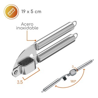 Foto 3 | Exprimidor de Ajos Bazzeff de Acero Inoxidable
