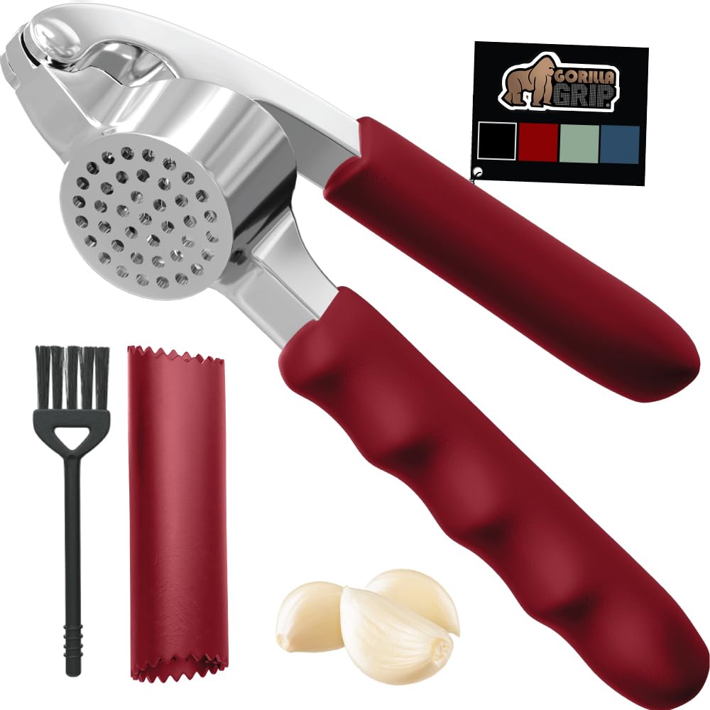Foto 2 pulgar | Juego De Prensa De Ajo Gorilla Grip, Picadora Pesada Con Pelador - Venta Internacional.