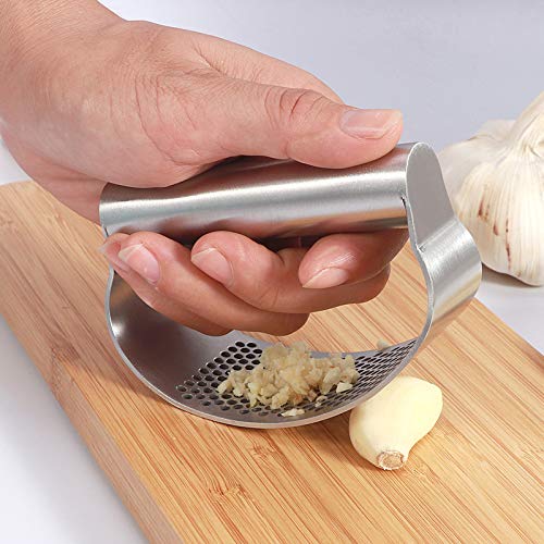 Foto 3 pulgar | Trituradora Basculante De Acero Inoxidable Garlic Press Con Cepillo De Limpieza - Venta Internacional.