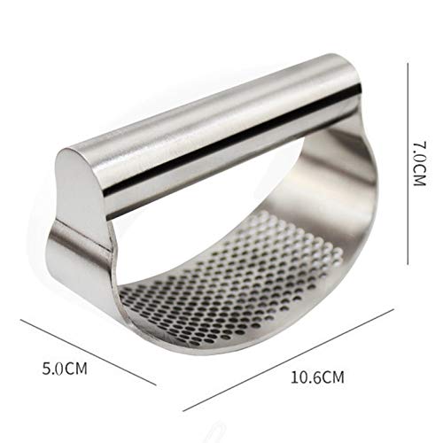 Foto 8 pulgar | Trituradora Basculante De Acero Inoxidable Garlic Press Con Cepillo De Limpieza - Venta Internacional.