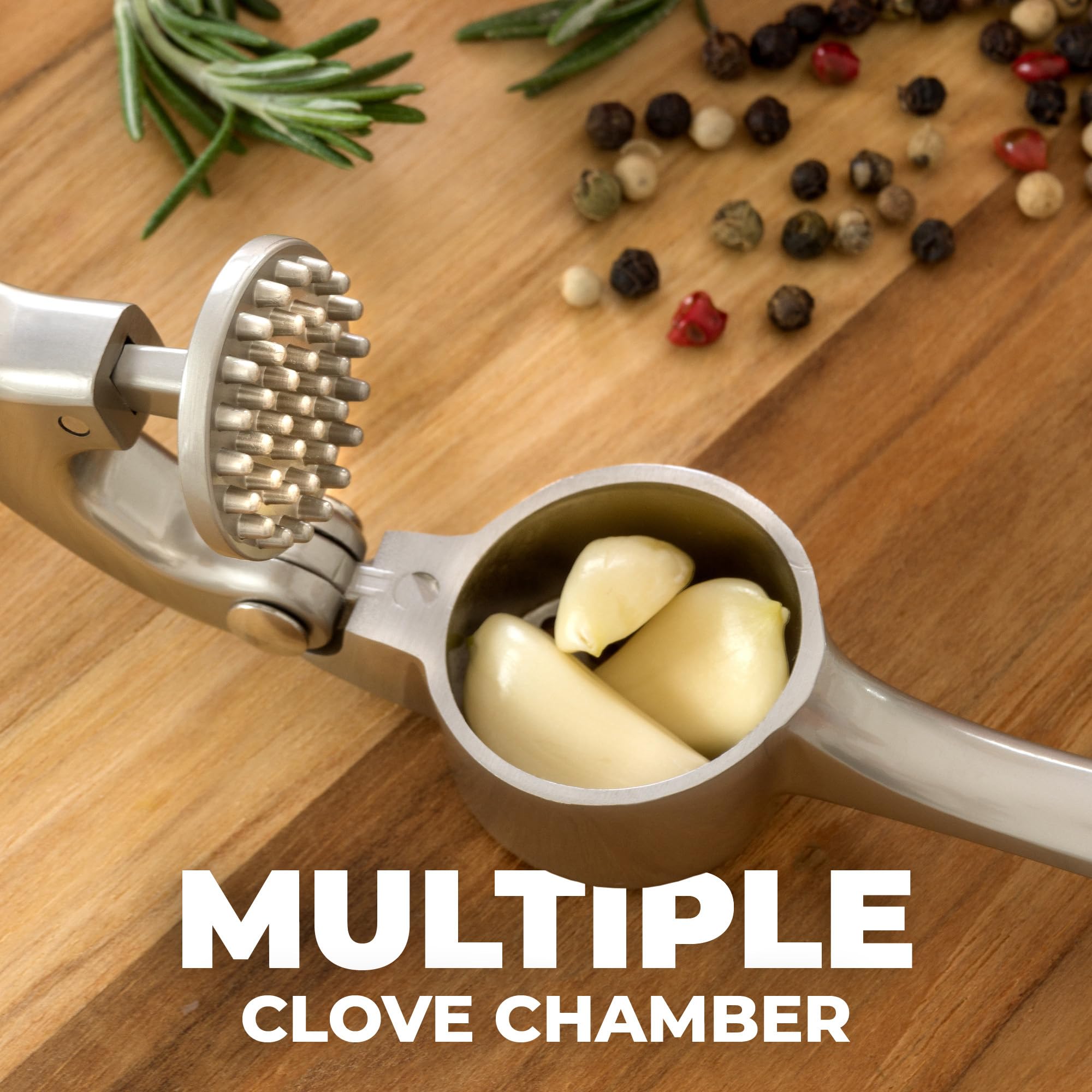 Foto 5 pulgar | Exprimidor De Ajos Zulay Kitchen Premium Durable Plateado - Venta Internacional.