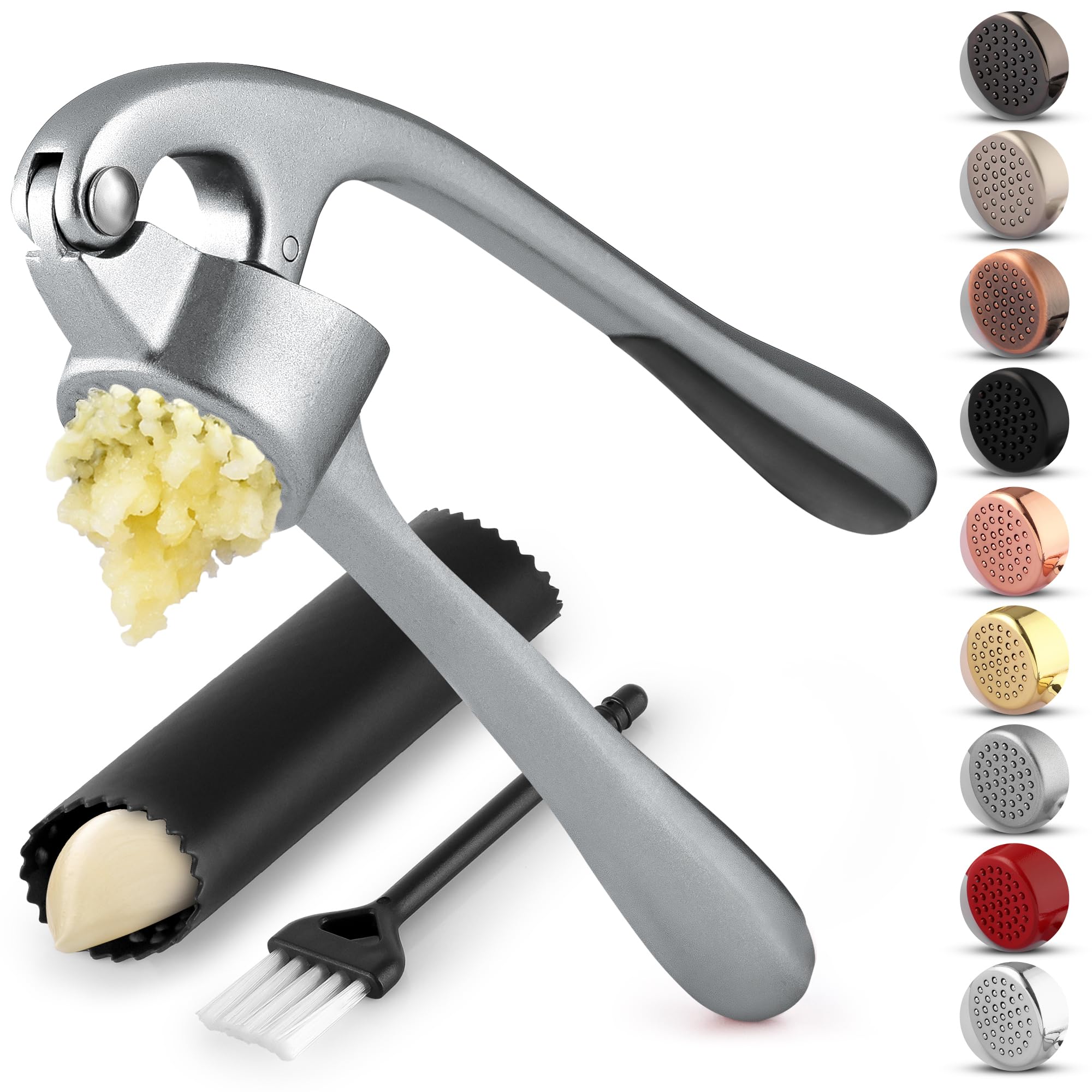 Foto 2 pulgar | Set Prensador De Ajos Zulay Kitchen Premium A Prueba De Óxido Con Pelador - Venta Internacional.