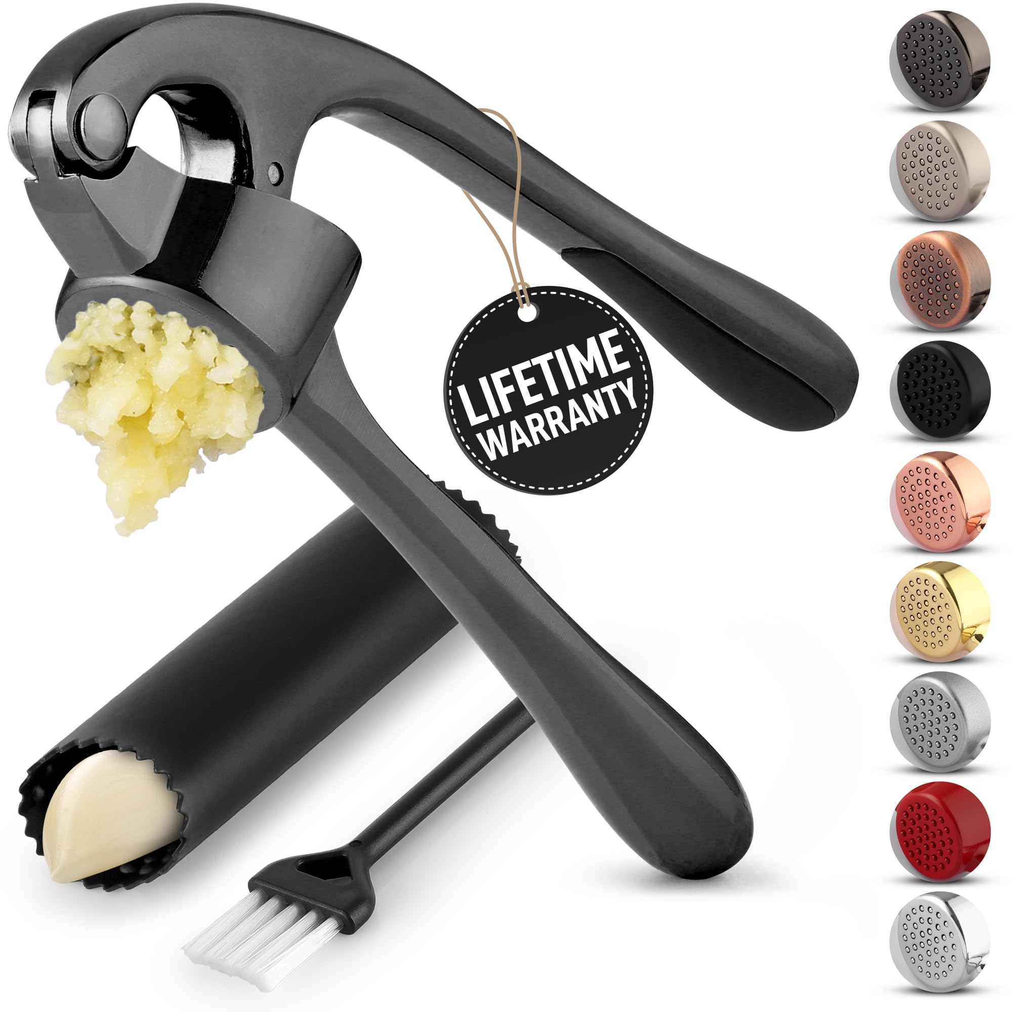 Set Prensador De Ajos Zulay Kitchen Premium A Prueba De Óxido Con Pelador - Venta Internacional.