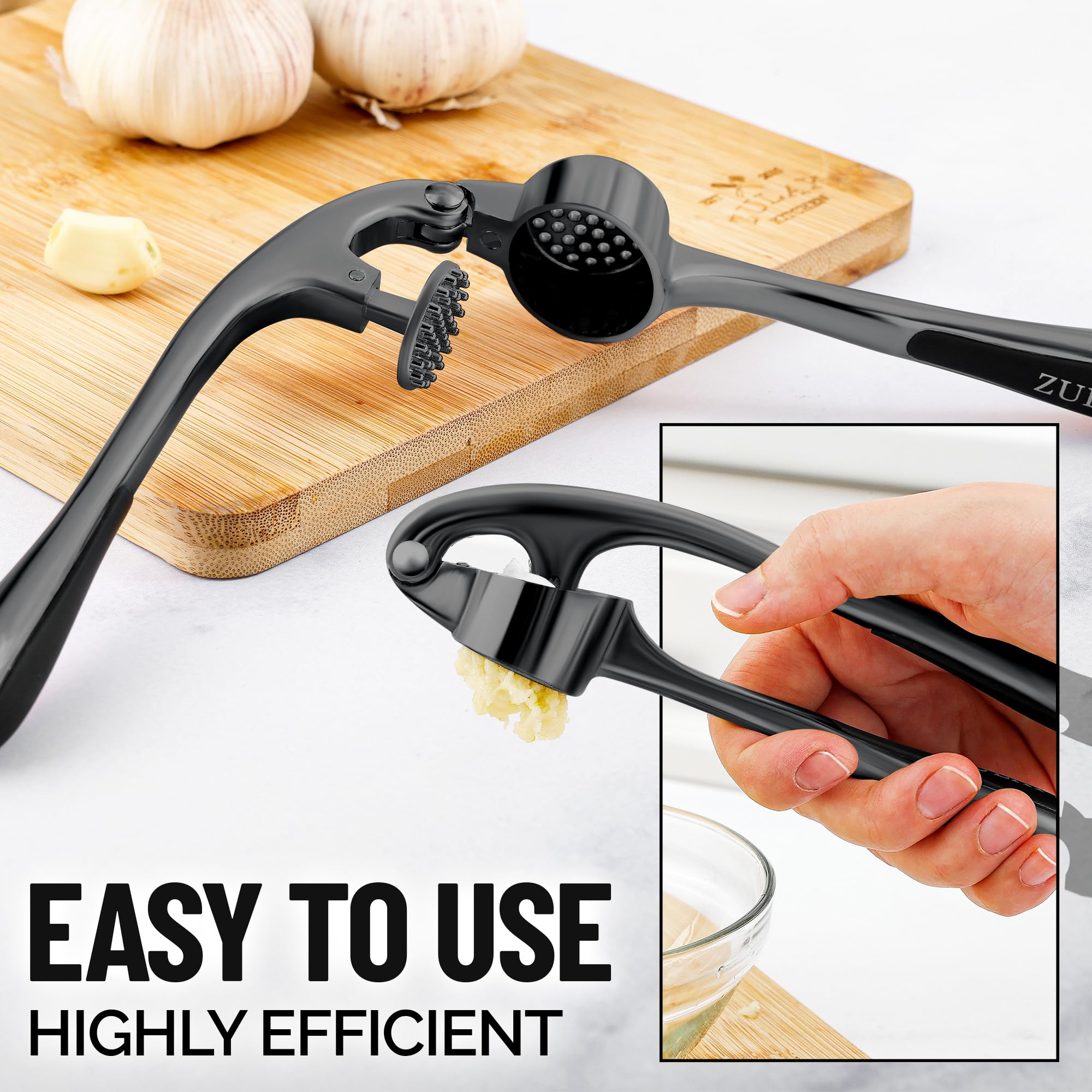 Foto 4 pulgar | Set Prensador De Ajos Zulay Kitchen Premium A Prueba De Óxido Con Pelador - Venta Internacional.