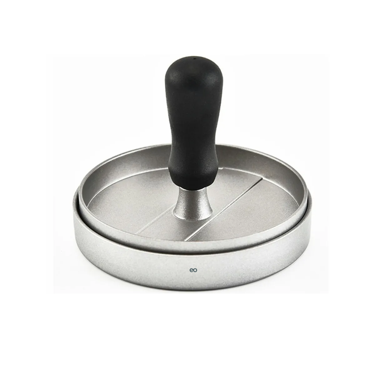 Foto 2 pulgar | Juego De Prensa Prensar Hamburguesas Molde Con 150 Papeles Eo Safe Imports Esi-20679 Gris