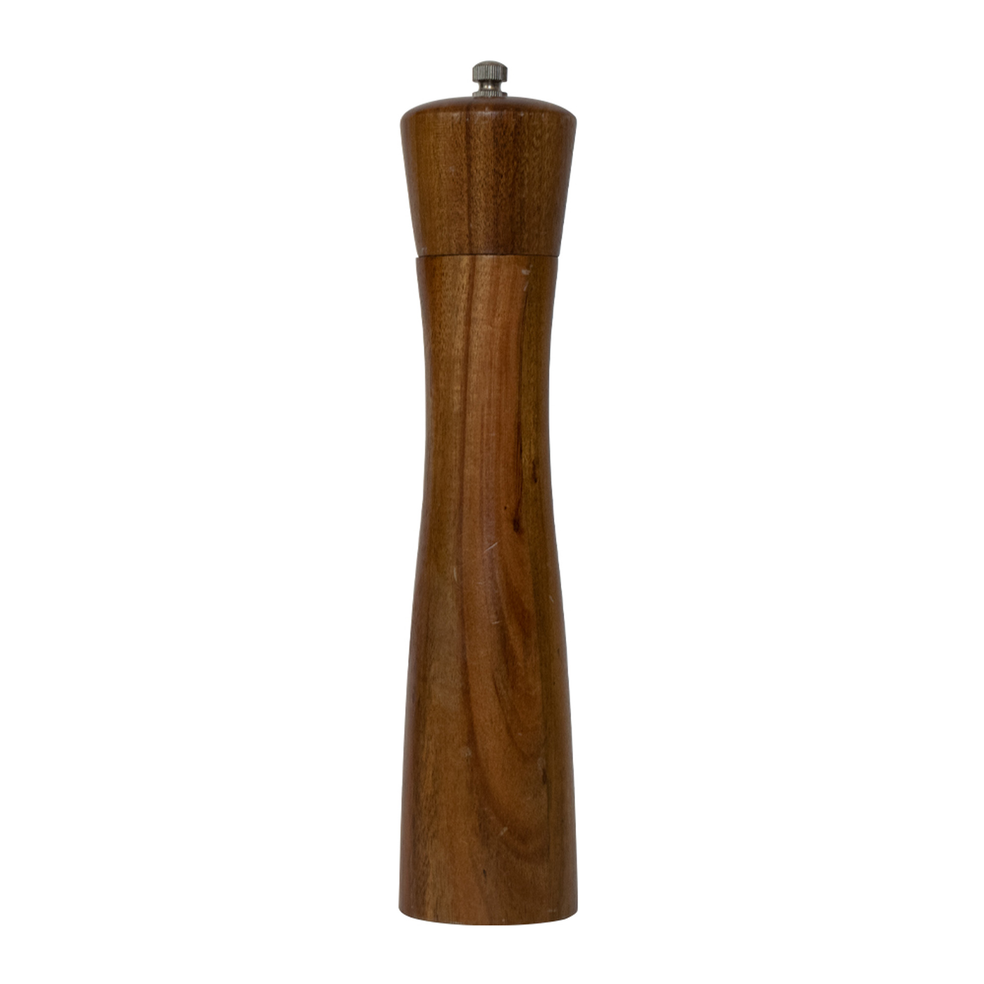 Foto 4 pulgar | Juego Salero Y Pimietero Madera Acacia Molino Metalico 27 Cm