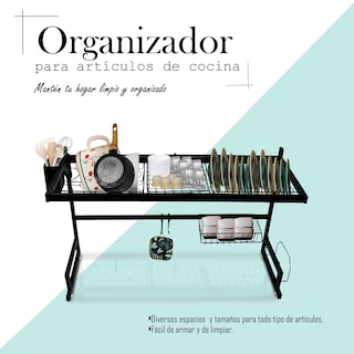Foto 3 | Escurridor para Trastes Andromeda Inc color Negro