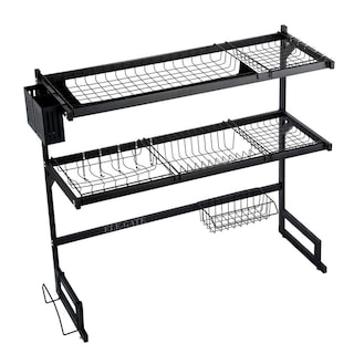 Foto 1 | Escurridor de Trastes de Acero Inoxidable 80 kg con Organizador de Cuchillos y Utensilios