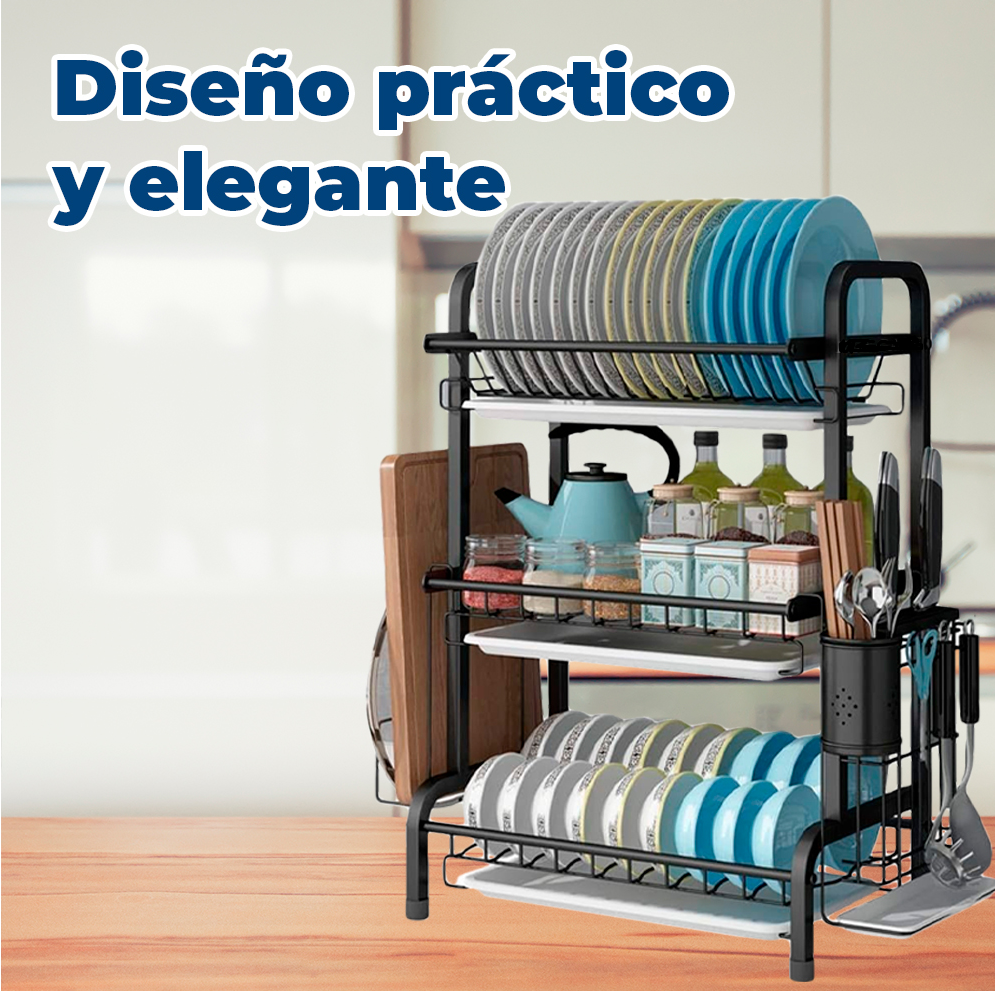 Foto 6 | Escurridor Prodotty de 3 Niveles