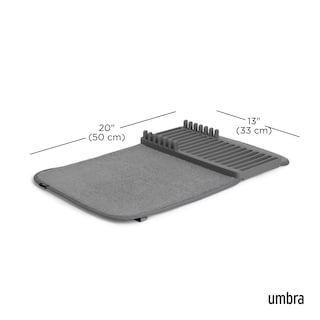 Foto 3 | Estante Para Platos Umbra Udry Mini Con Tapete De Secado De Microfibra, Color Gris - Venta Internacional.