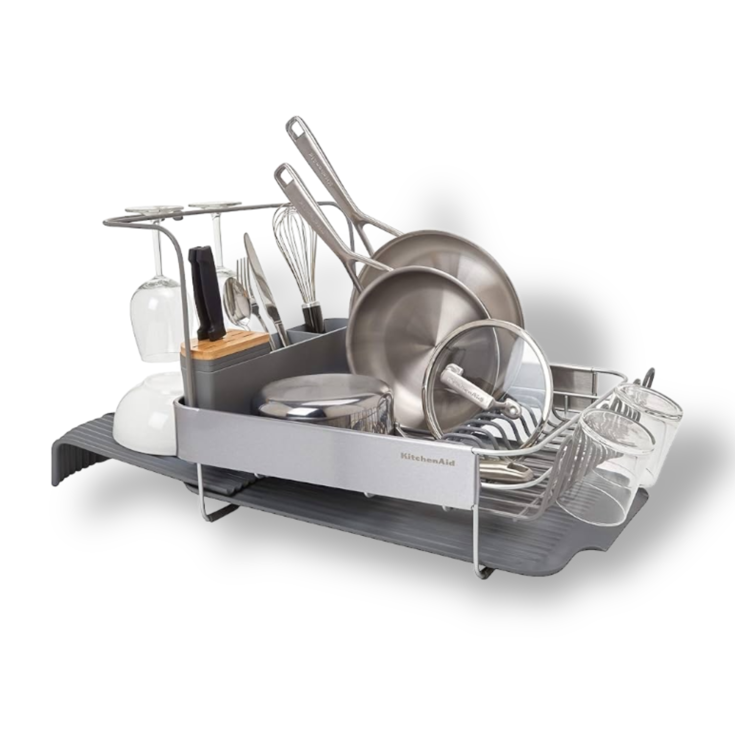 Foto 2 pulgar | Escurridor Extendible De Platos Vasos Kitchenaid Acero Inox-justclick Mx