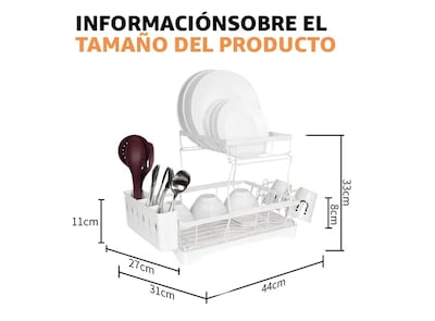 Foto 5 | Escurridor Xtellar Blanco