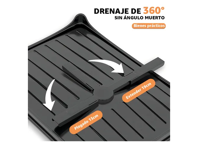 Foto 3 pulgar | Escurridor Xtellar Negro