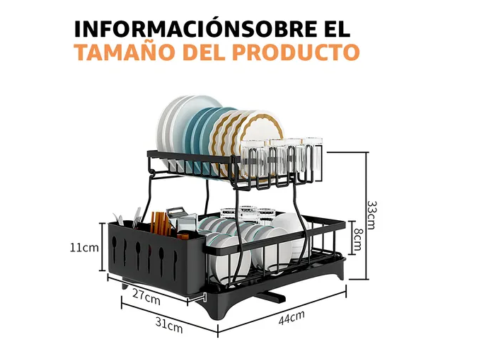 Foto 3 | Escurridor Xtellar Negro