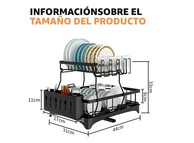 Foto 3 | Escurridor Xtellar Negro