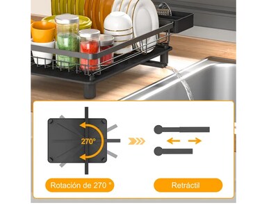 Foto 2 | Escurridor Xtellar Negro