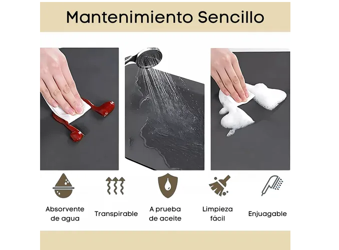 Foto 5 pulgar | Tapete Escurridor Xtellar Negro
